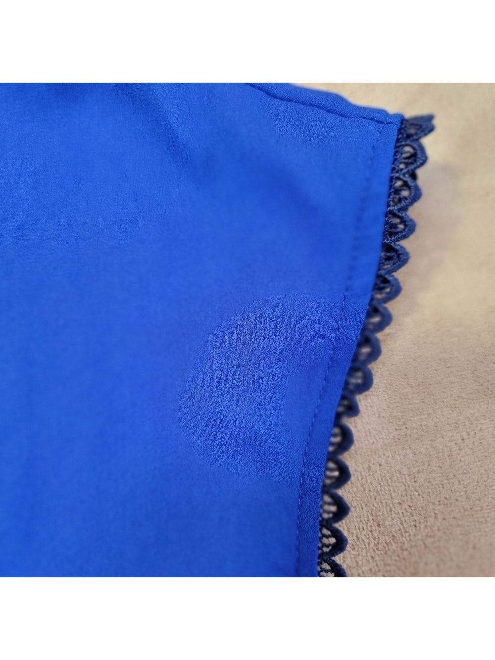 Liz Claiborne Woman Sleeveless Royal Blue Blouse Size 2X EUC - Picture 7 of 10